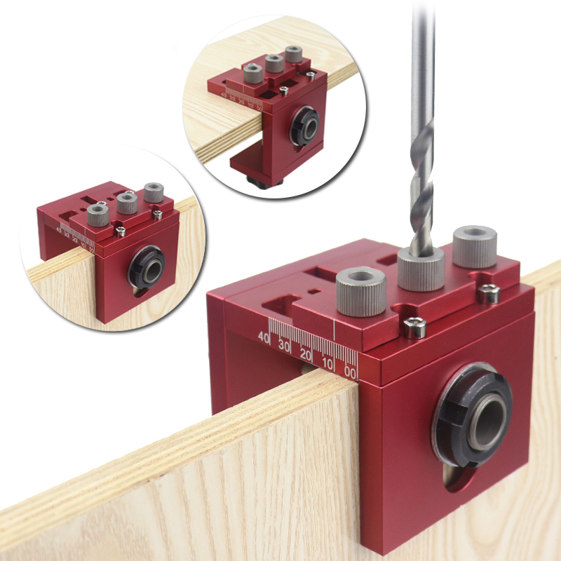 Pocket Hole Jig - Removable 3 in 1 Doweling Jig