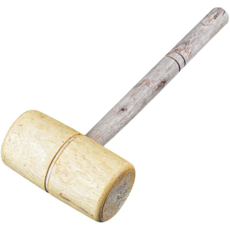 Mallet Wood Carving - Wooden Mallet with Handle, Solid Wood