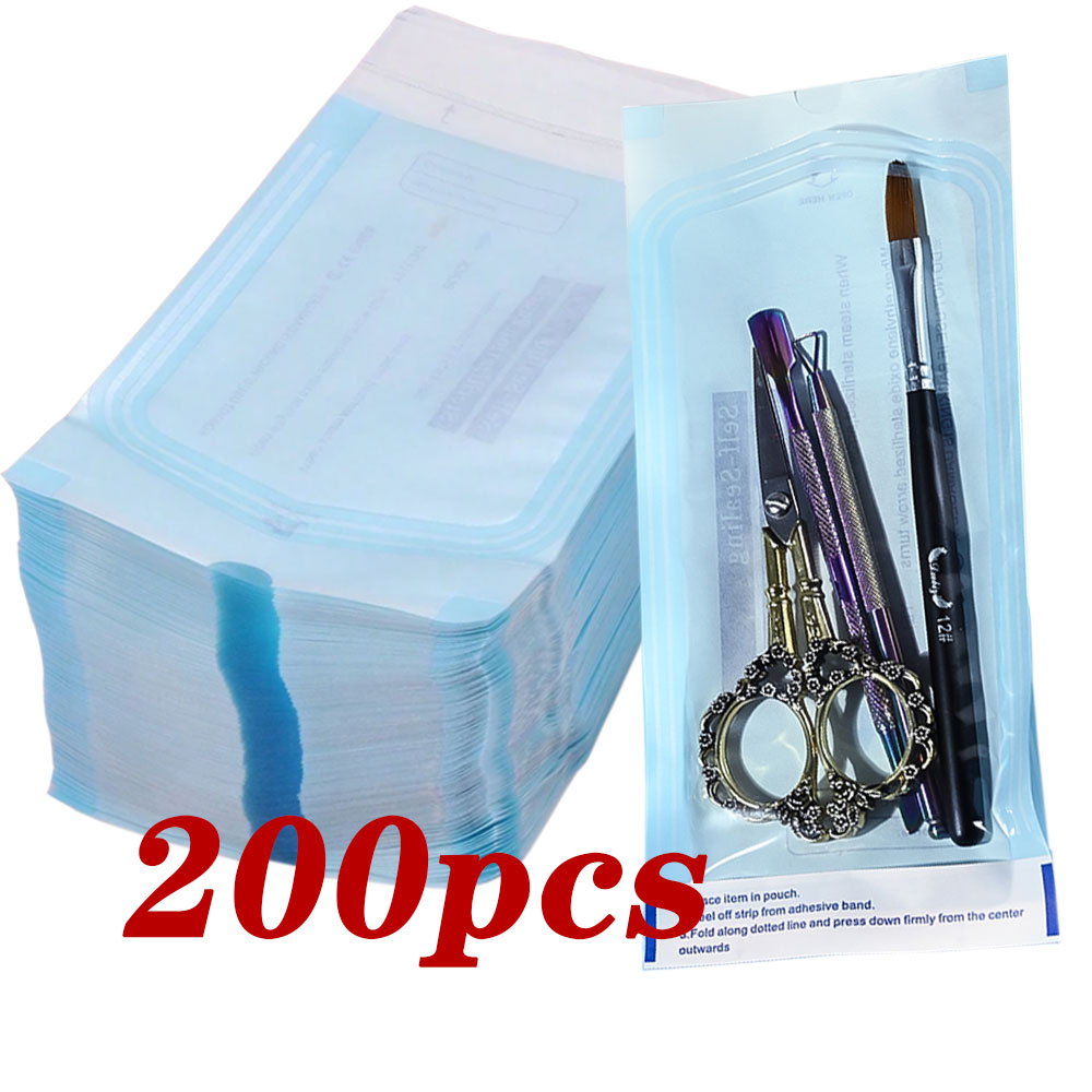 Workshop Tools Cabinet - 200pcs/box Nail Art Empty Sterilizing Bags