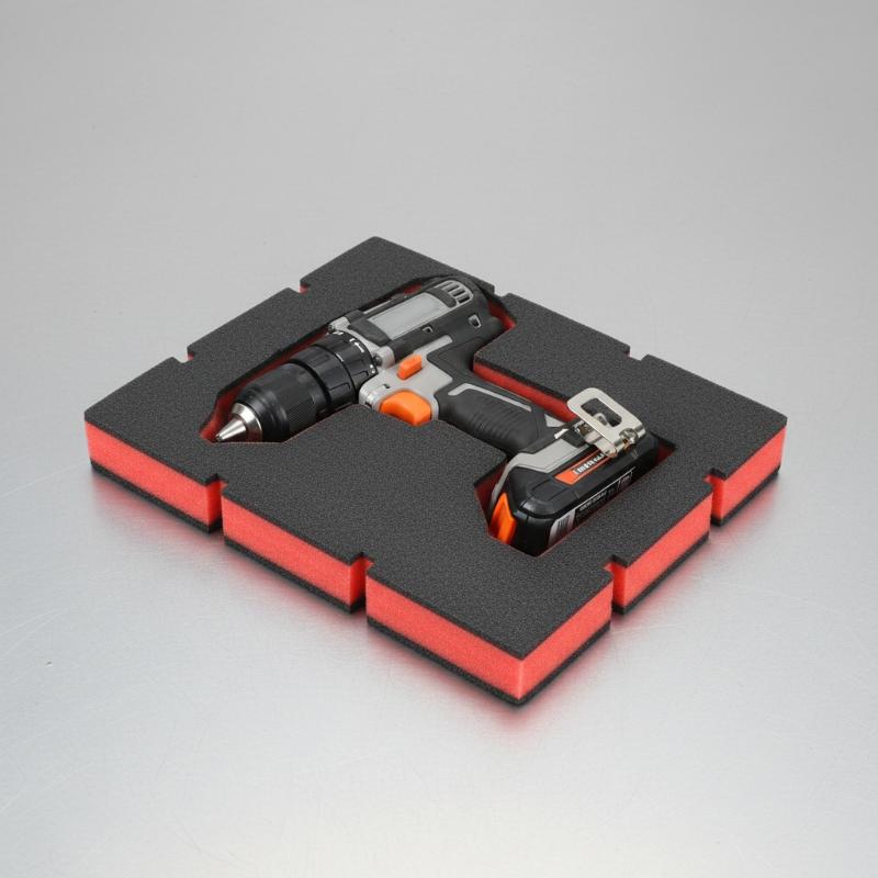 Tools For Workshop - 1Pcs Red Black Shockproof Foam Insert