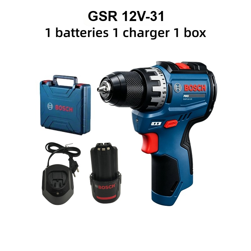 Power Tools For Workshop - Bosch Professional GSR 12V-31 Cordless Drill