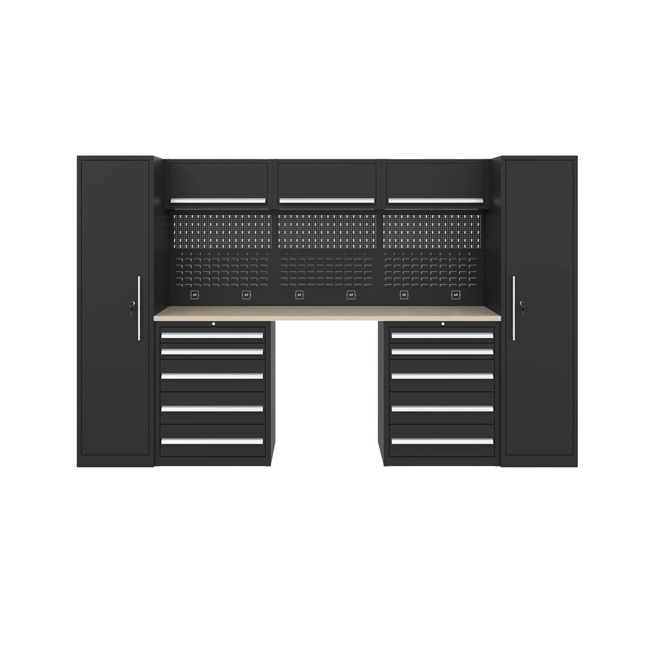 Workshop Tools Cabinet - Modular Tool Storage Industrial Grade Cabinet