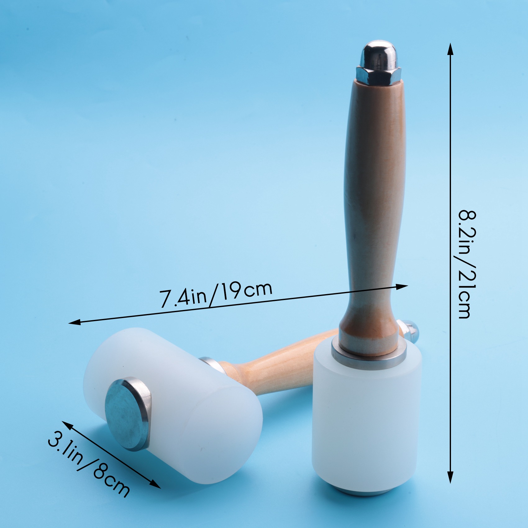 A98E-2 Pcs Leather Carving Ham - Mallet Wood Carving review and price