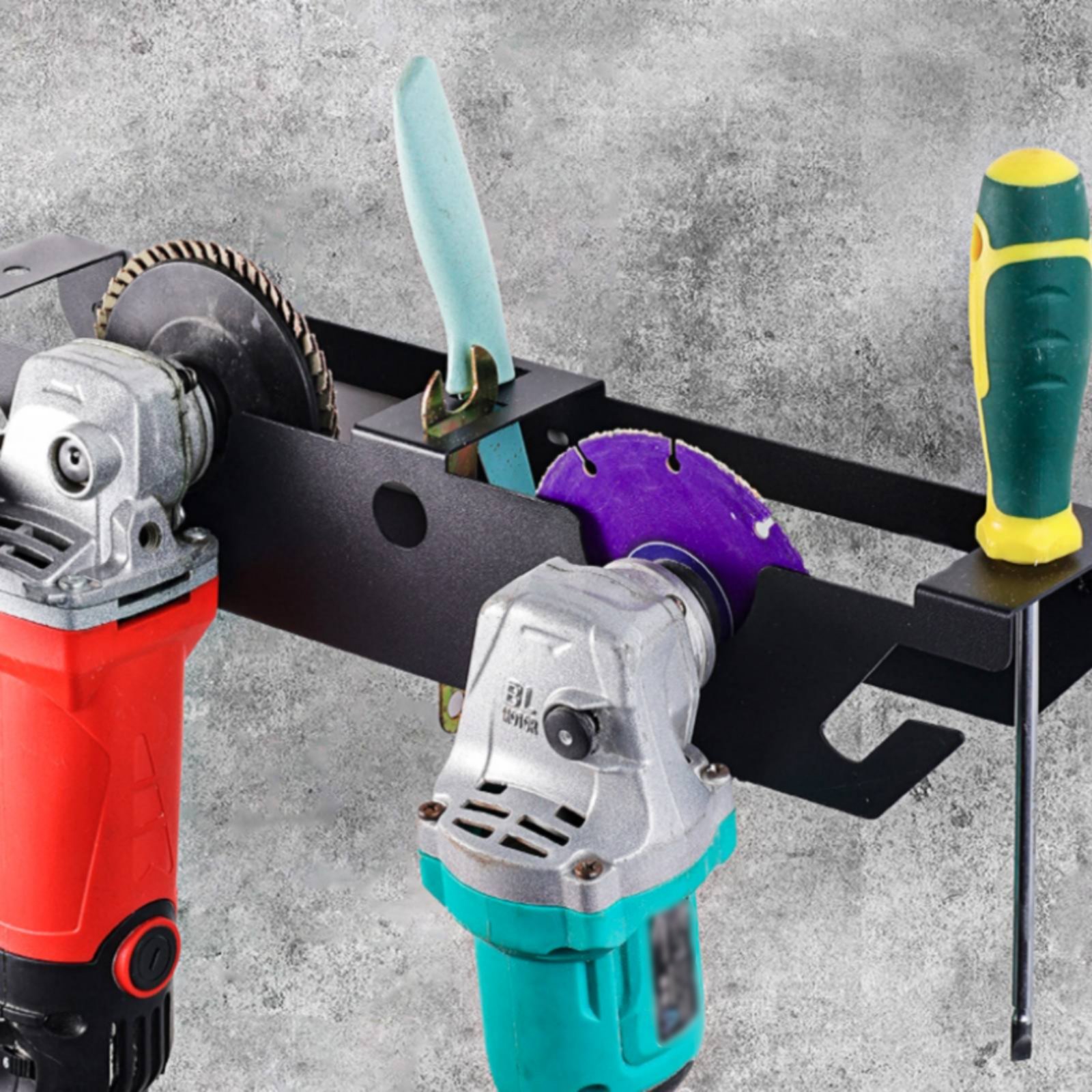 4 Bay Angle Grinder Rack Heavy - Power Tools For Workshop review and price