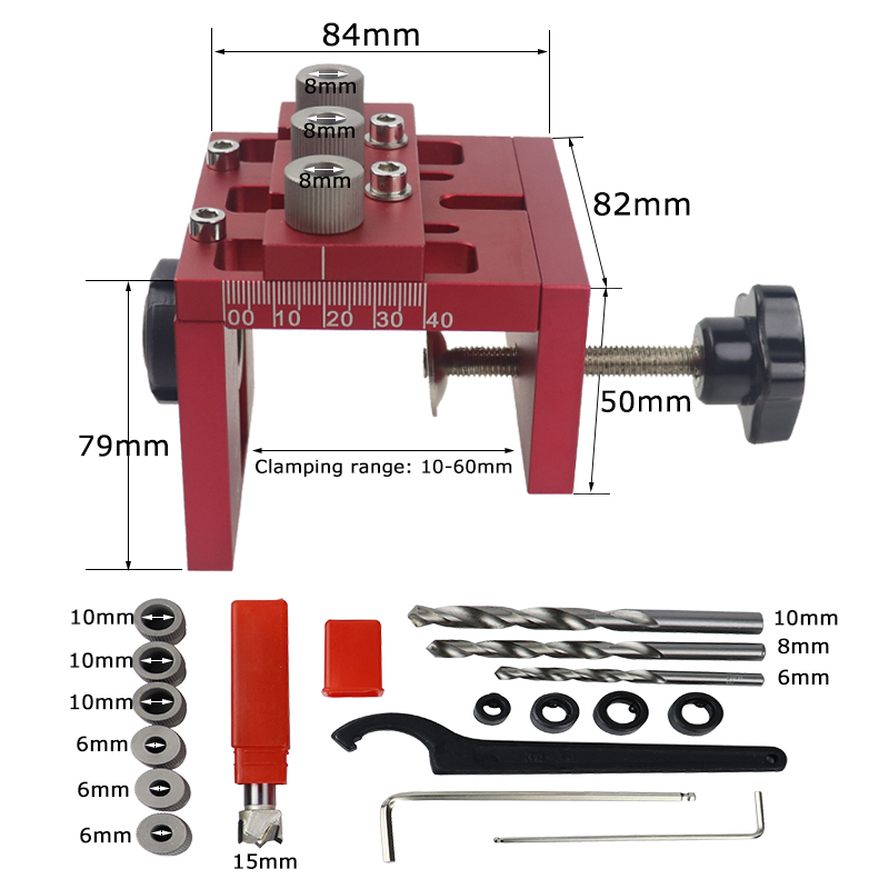 Removable 3 in 1 Doweling Jig  - Pocket Hole Jig review and price