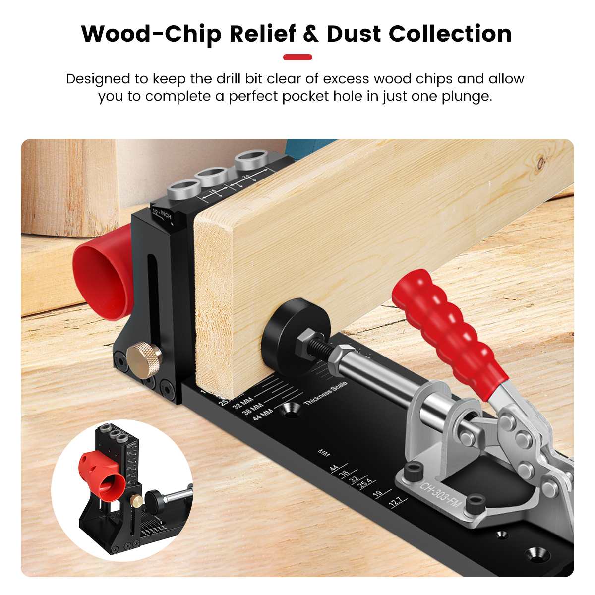 ENJOYWOOD XK4 Woodworking Incl - Pocket Hole Jig review and price