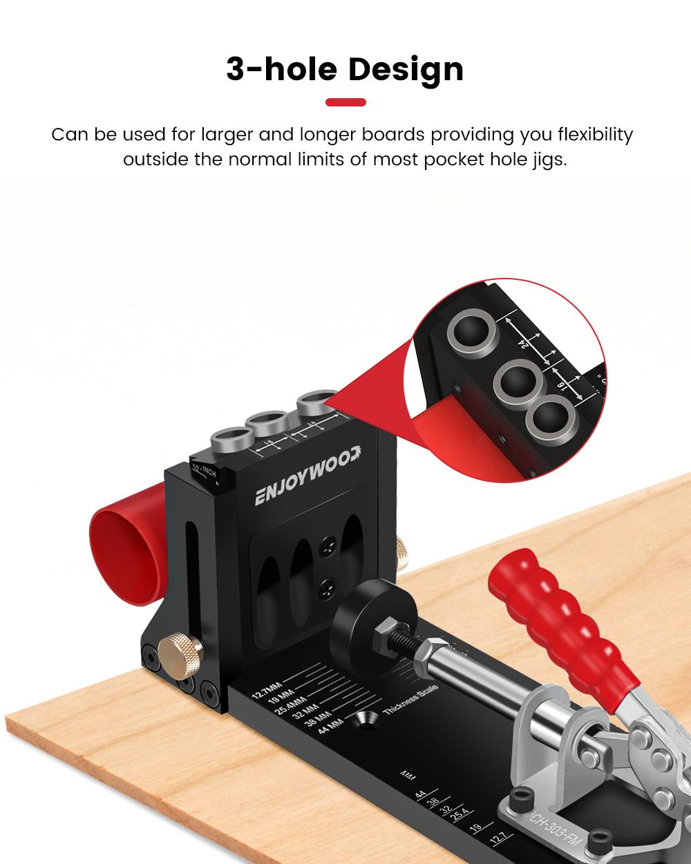 ENJOYWOOD XK4 Woodworking Incl - Pocket Hole Jig review and price