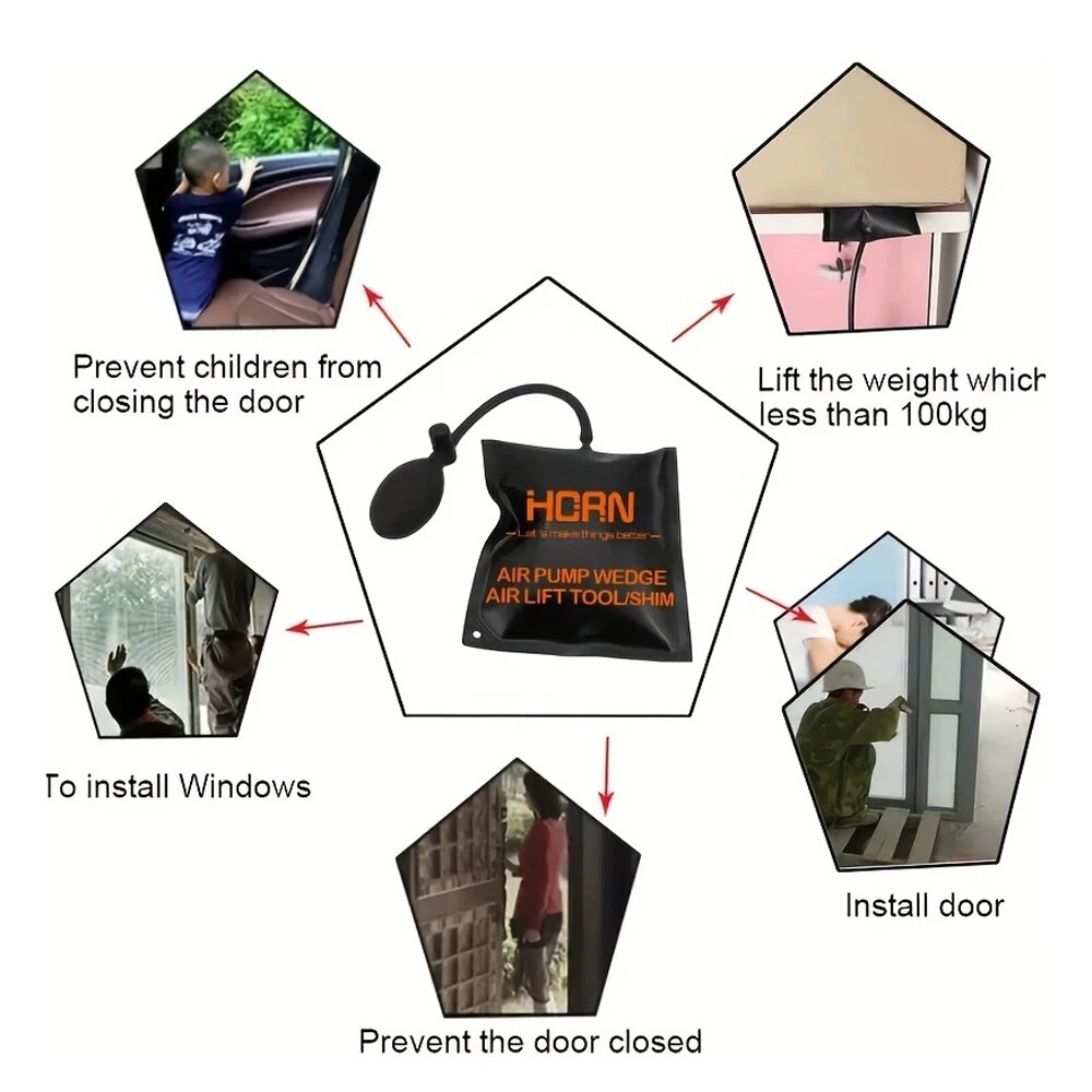 Air Pump Wedges Inflatable Air - Workshop Tools Wood review and price