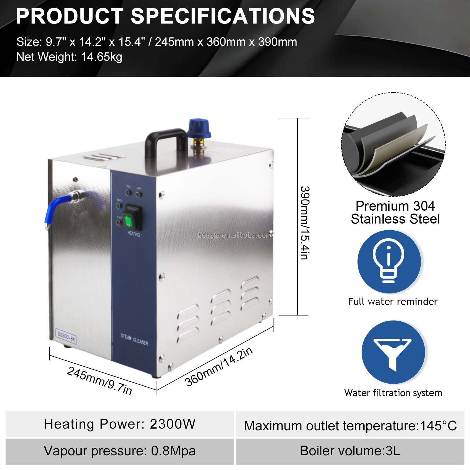 DS300-8K Jewelry Steam Cleaner - Workshop Tools Steam review and price