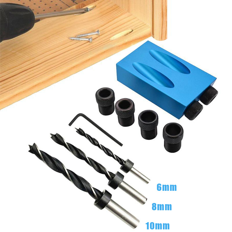 7/14pcs 15 Degress Oblique Hol - Pocket Hole Jig review and price