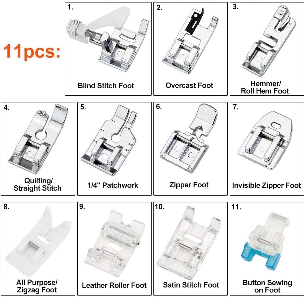 11Pcs Presser Feet Set - Walki - Workshop Tools Machine review and price