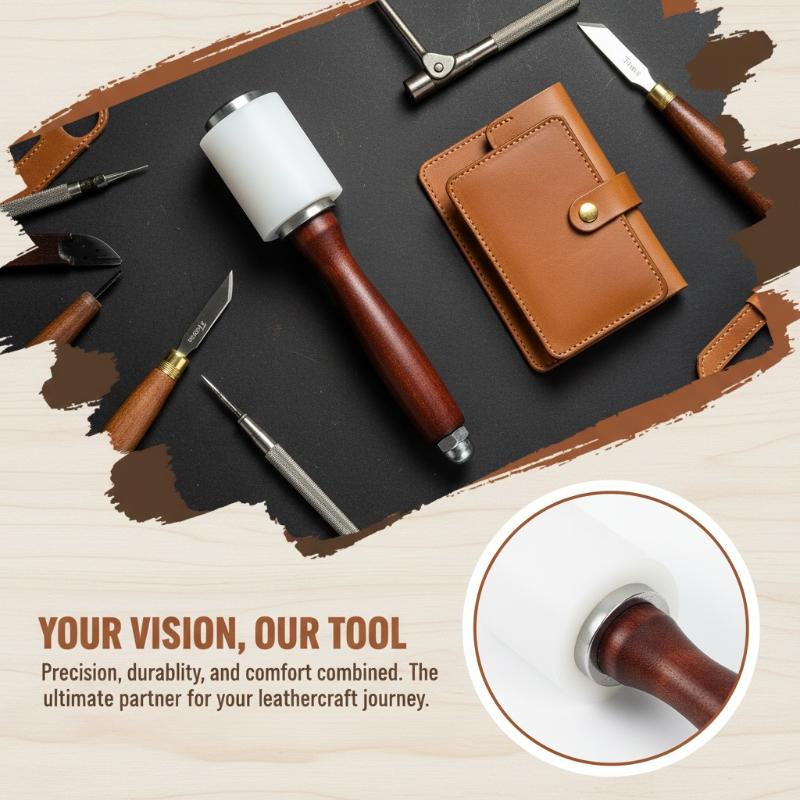1PC Leather Carving Hammer Lea - Mallet Wood Carving review and price