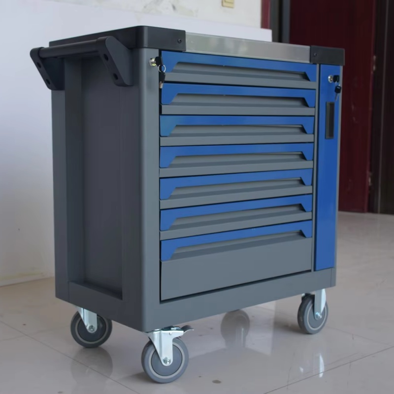 7-Drawer Lockable Rolling Stee - Workshop Tools Cabinet review and price