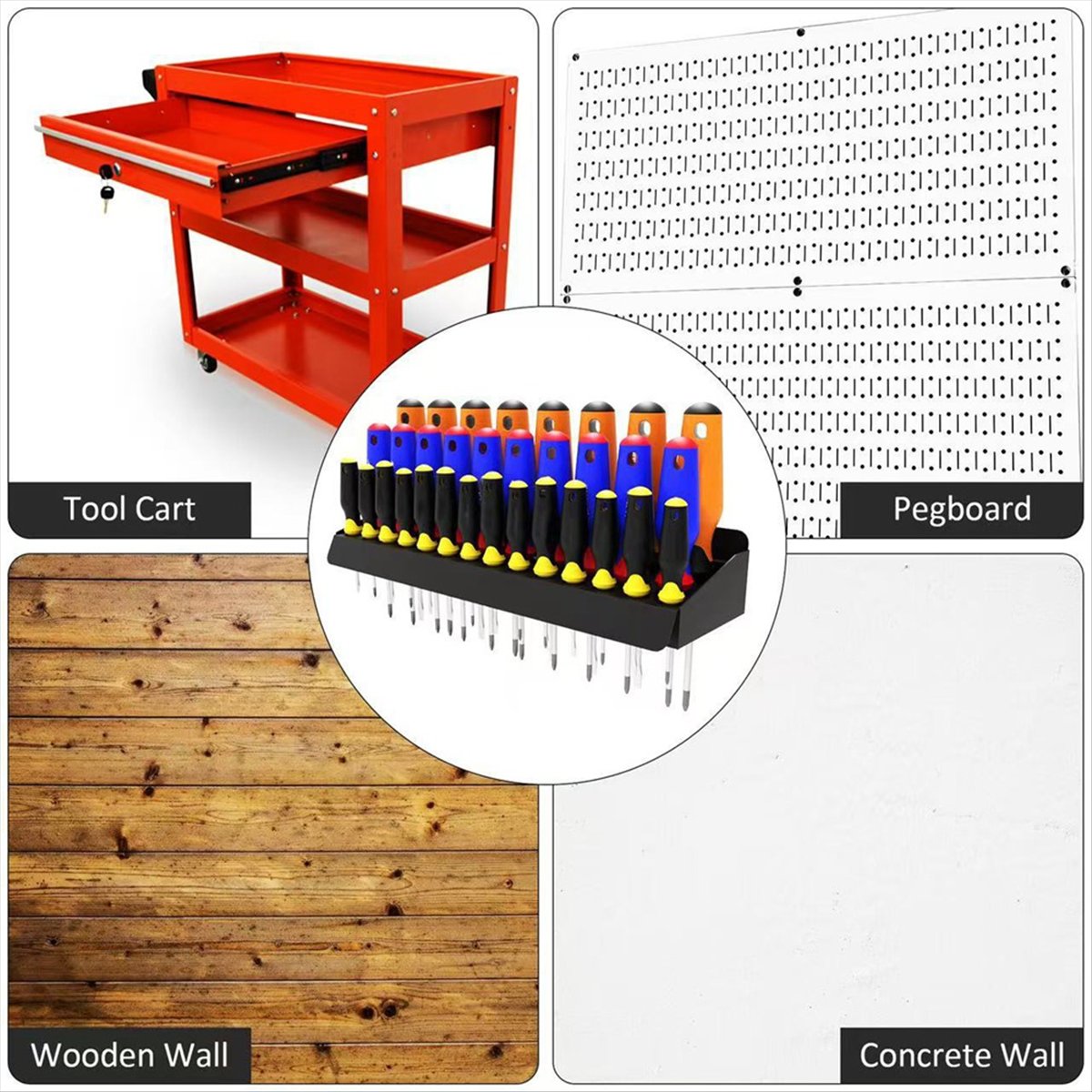 STOCK-Screwdriver Holder,Wall- - Workshop Tools Store review and price